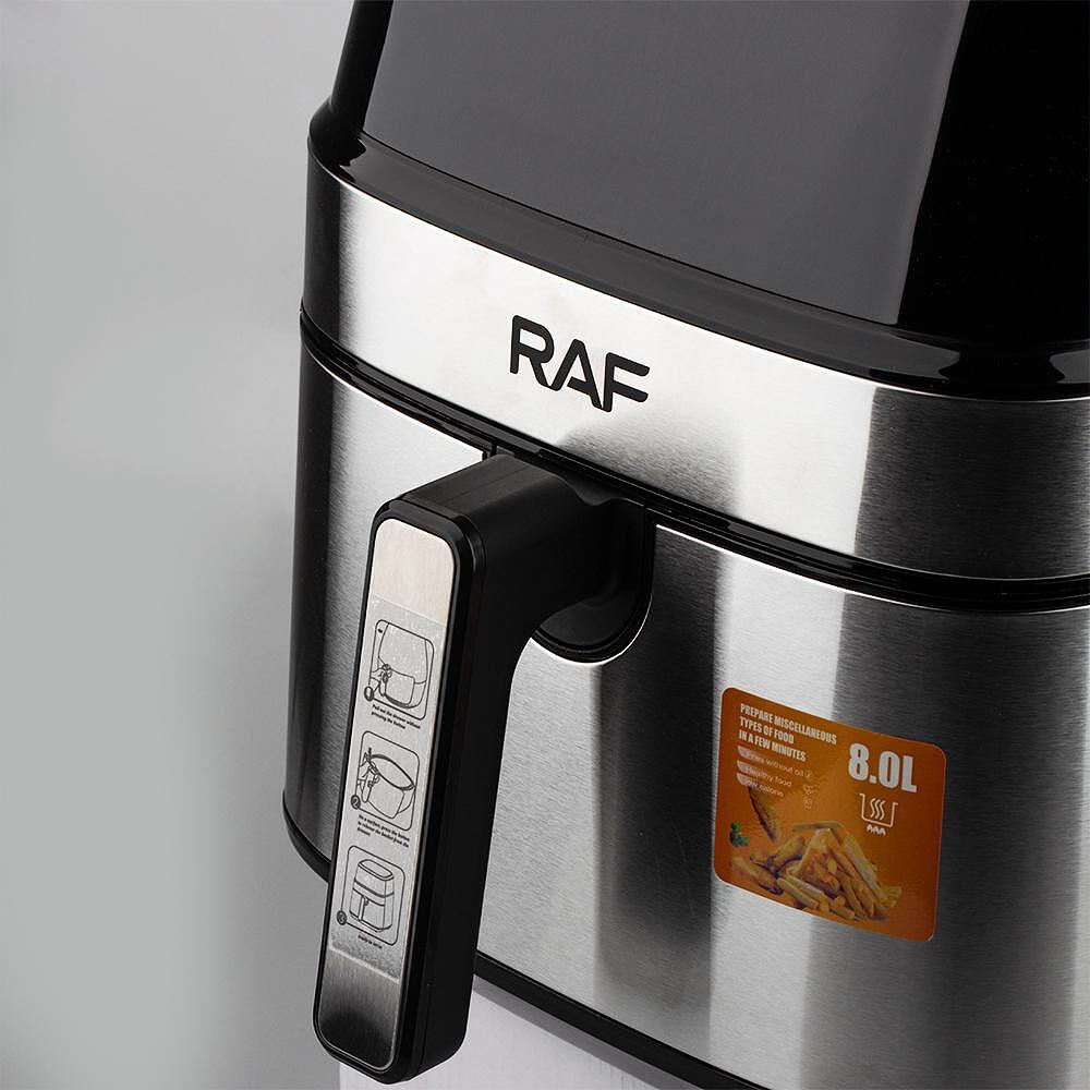 Airfryer RAF Diamond AeroMAX , 6 5 Литра,1800 W, Без Мазнина Подарък Книжка с Рецепти от Eltromax com - снимка 10