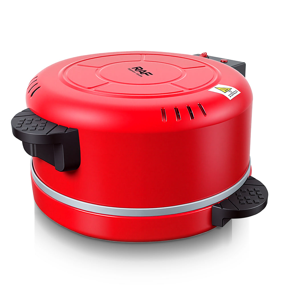 🍕 RAF PizzaNapoli™ DualBake Pro – Електрическа пещ за пица 1800W • Двойно нагряване •Каменна Плоча