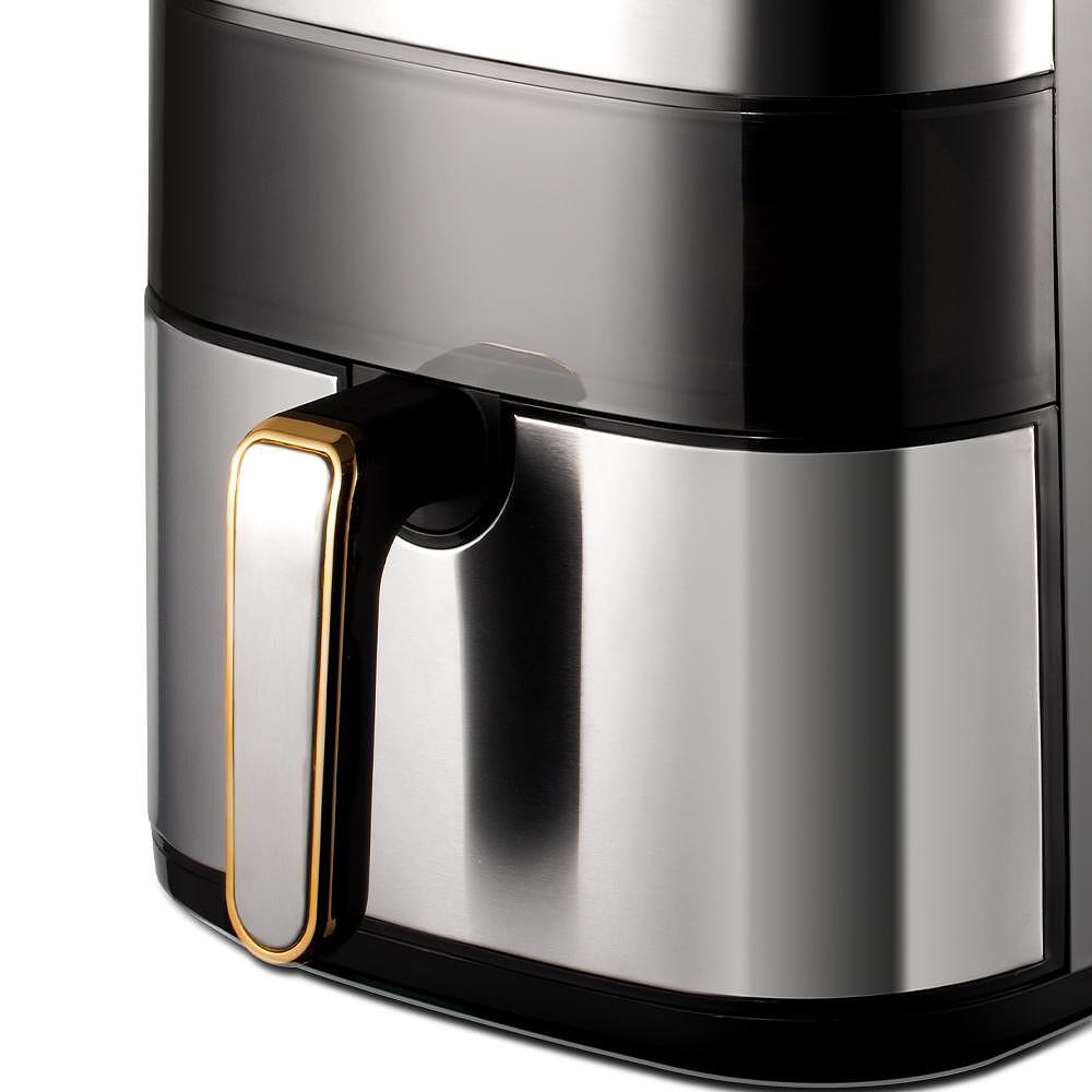 Airfryer RAF Diamond SilverPlus , 7 Литра,1500 W, Без Мазнина Подарък Книжка с Рецепти от Eltromax com - снимка 5