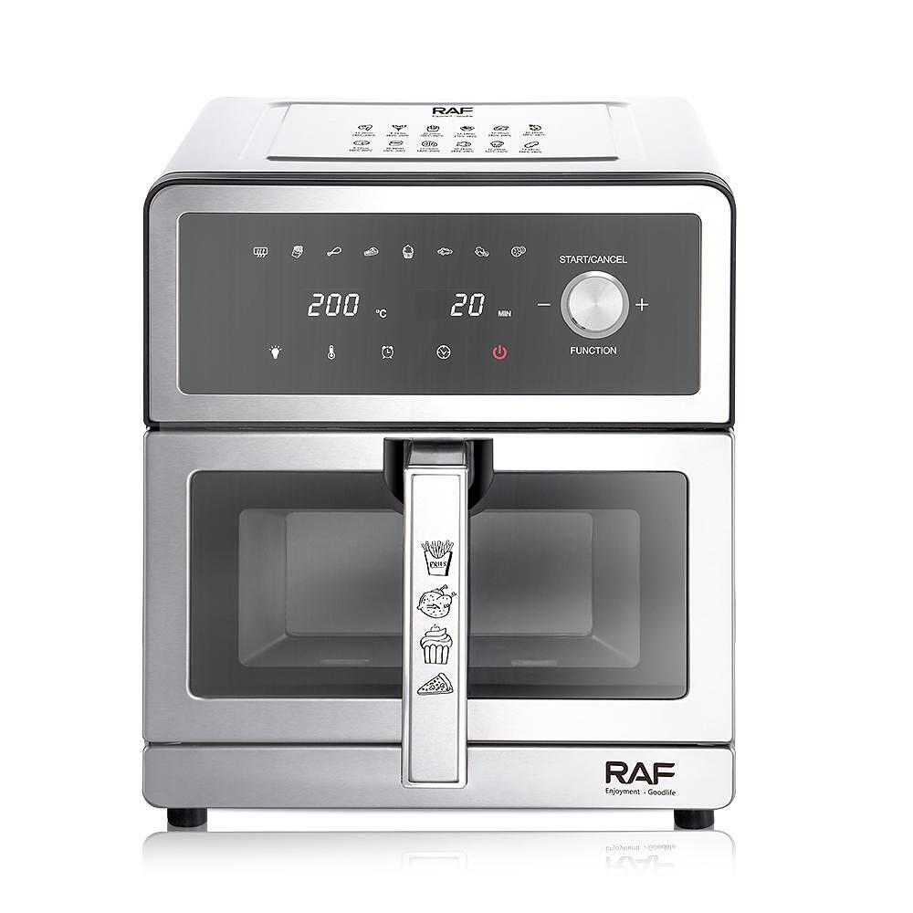 Airfryer RAF DualCrisp, 10 Литра, 2200W, Без Мазнина, С Горен и Долен Реотан Подарък Книжка с Рецепти - снимка 4
