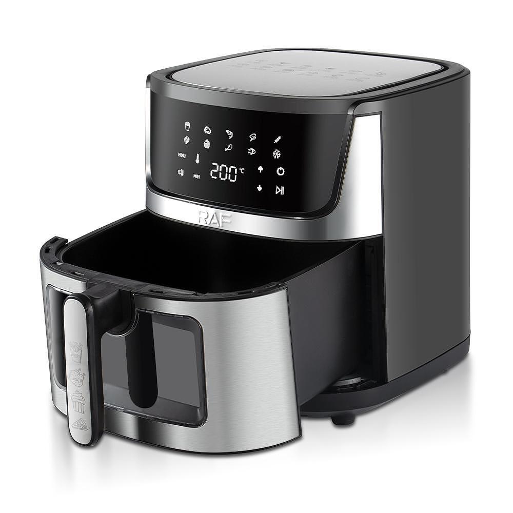 Airfryer RAF DualCrisp, 9 Литра, 2000W, Без Мазнина, С Горен и Долен Реотан Подарък Книжка с Рецепти - снимка 6