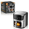 Airfryer RAF DualCrisp, 9 Литра, 2000W, Без Мазнина, С Горен и Долен Реотан Подарък Книжка с Рецепти