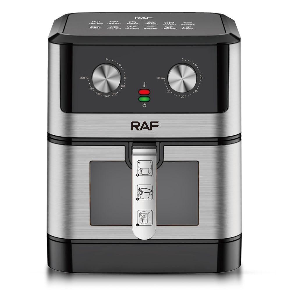 Airfryer RAF InstaCook , 8 0 Литра,1500 W, Без Мазнина Подарък Книжка с Рецепти от Eltromax com - снимка 3