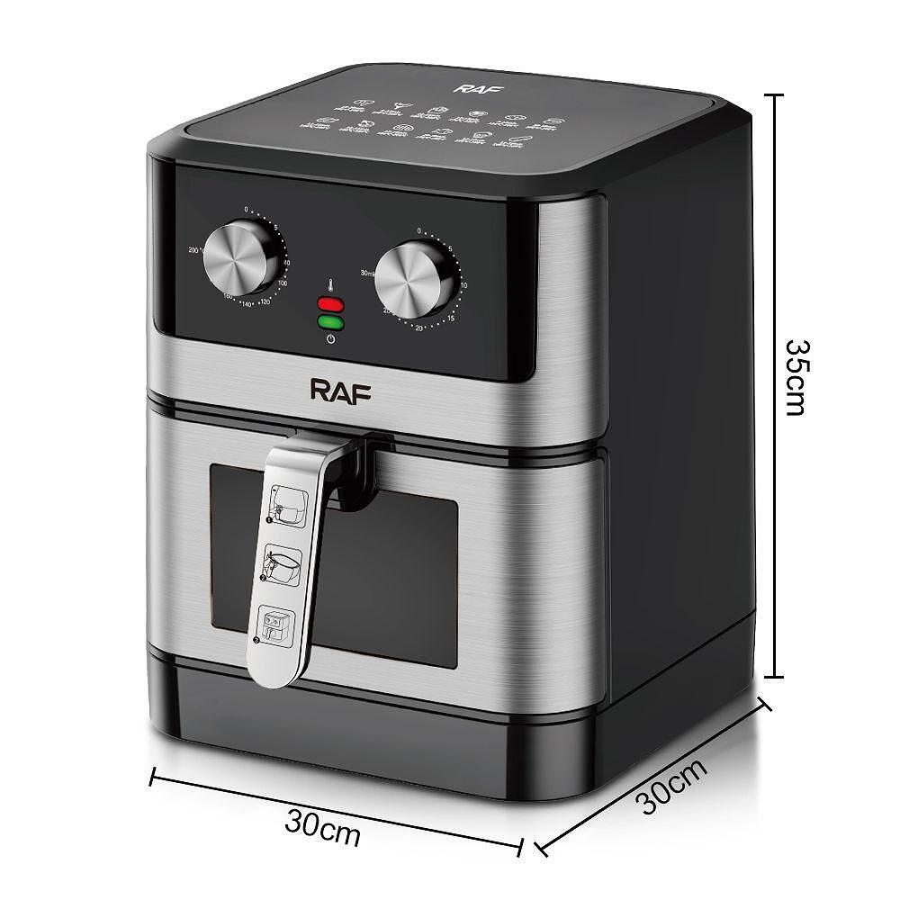 Airfryer RAF InstaCook , 8 0 Литра,1500 W, Без Мазнина Подарък Книжка с Рецепти от Eltromax com - снимка 5