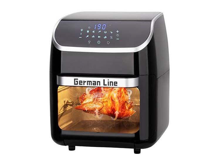 RAF GermanLine AirFryer Oven 12 Литра 1800W Еърфрайър Фурна 8в1 Без Мазнина Подарък Книжка Eltromax