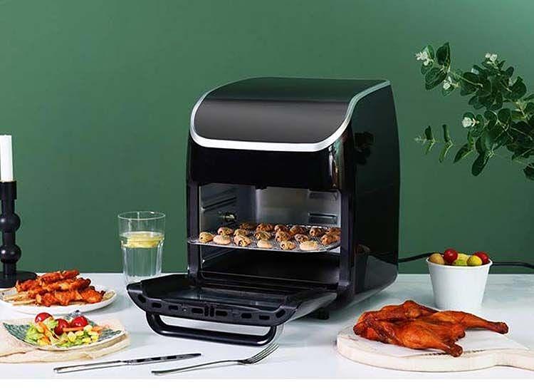 RAF GermanLine AirFryer Oven 12 Литра 1800W Еърфрайър Фурна 8в1 Без Мазнина Подарък Книжка Eltromax - снимка 9