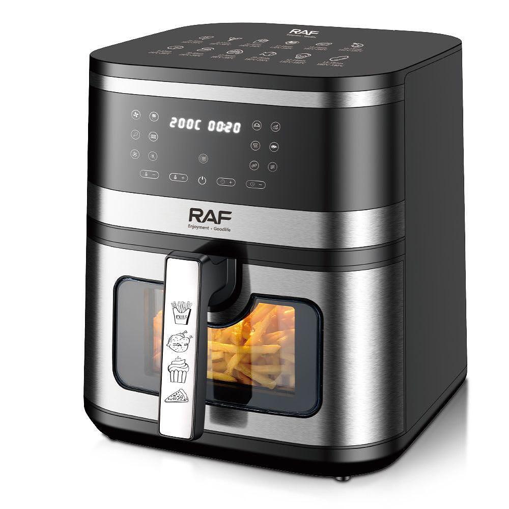 Airfryer RAF MaXimUs , 8 Литра,2000 W, Без Мазнина Подарък Книжка с Рецепти от Eltromax com - снимка 2
