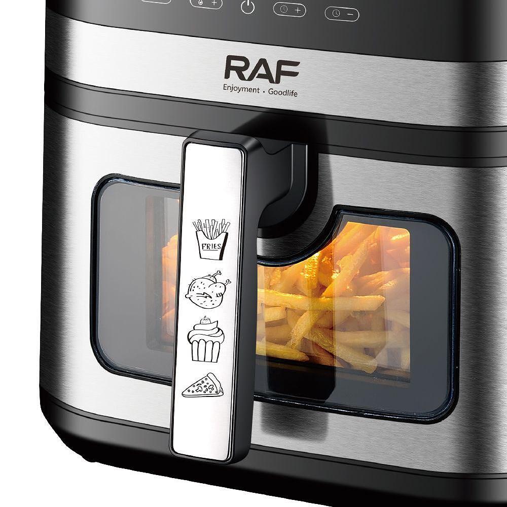 Airfryer RAF MaXimUs , 8 Литра,2000 W, Без Мазнина Подарък Книжка с Рецепти от Eltromax com - снимка 6
