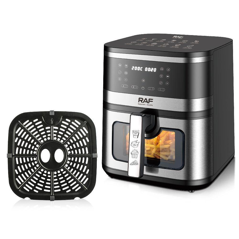 Airfryer RAF MaXimUs , 8 Литра,2000 W, Без Мазнина Подарък Книжка с Рецепти от Eltromax com - снимка 9
