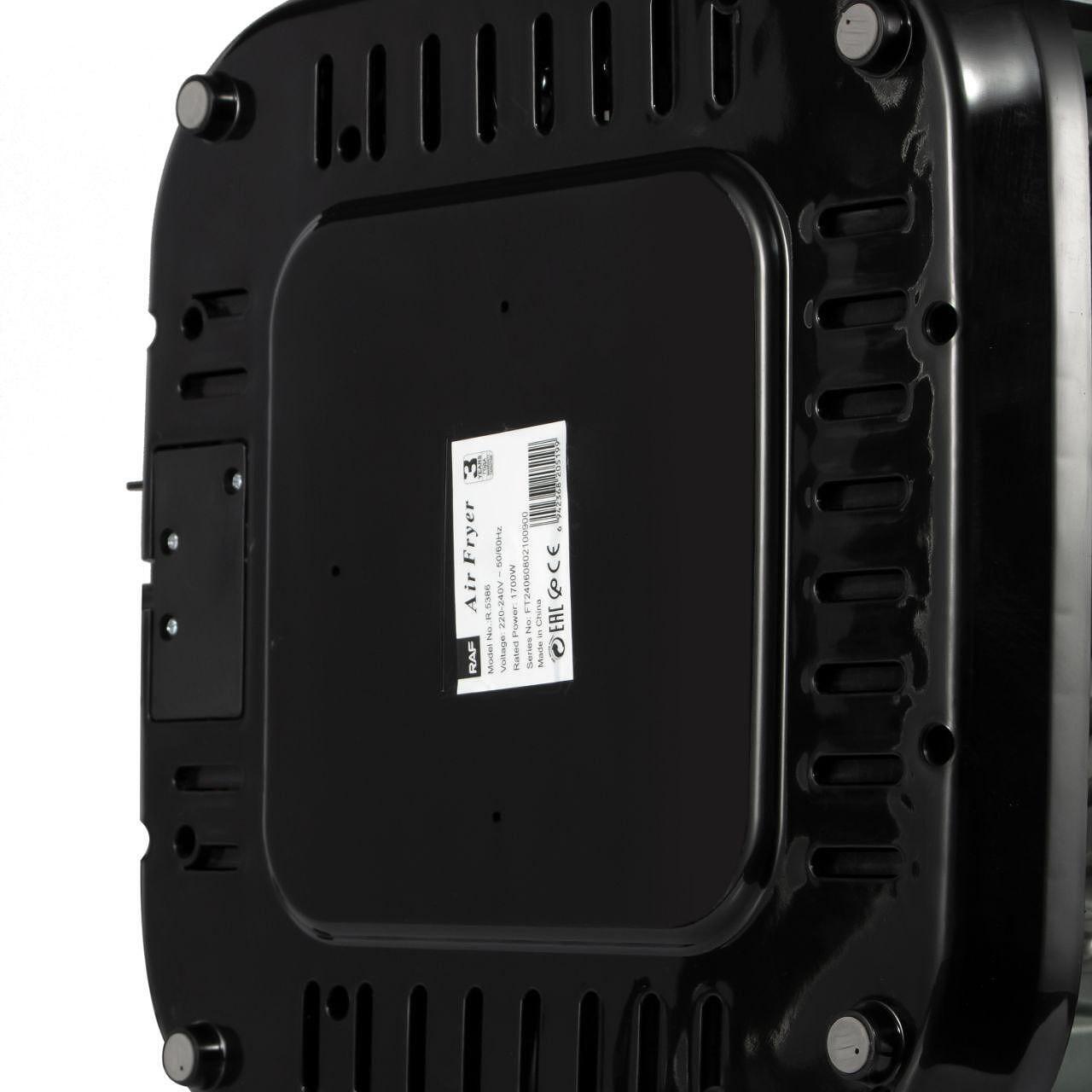 Airfryer RAF Maximus DualCrisp, 8 Литра, 2200W, Без Мазнина, С Горен и Долен Реотан + Подарък Книжка с Рецепти