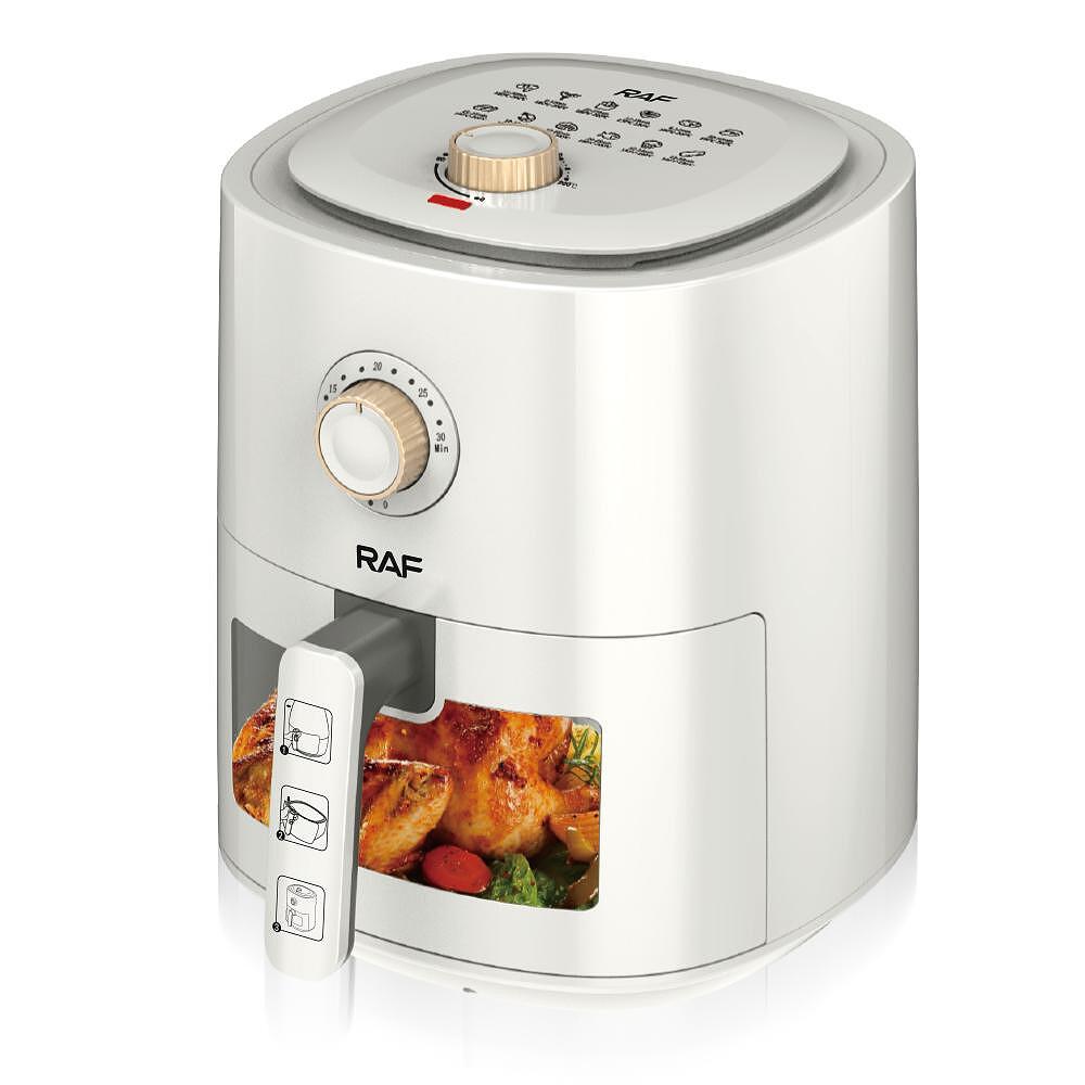 Airfryer RAF AeroMAX ELITE PLUS , 6 Литра,1500 W, Без Мазнина Подарък Книжка с Рецепти от Eltromax com - снимка 2