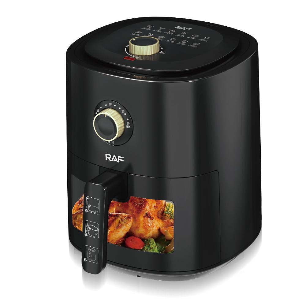 Airfryer RAF AeroMAX ELITE PLUS , 6 Литра,1500 W, Без Мазнина Подарък Книжка с Рецепти от Eltromax com