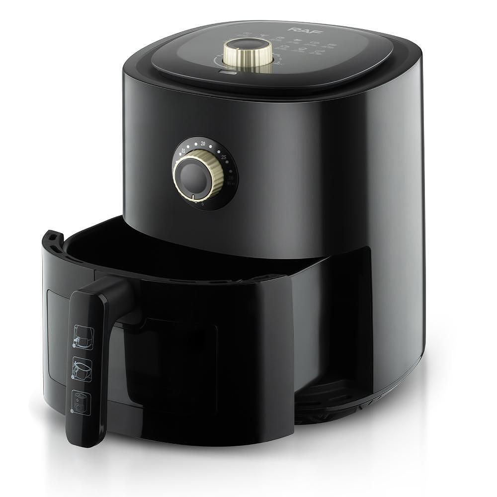 Airfryer RAF AeroMAX ELITE PLUS , 6 Литра,1500 W, Без Мазнина + Подарък Книжка с Рецепти от Eltromax.com