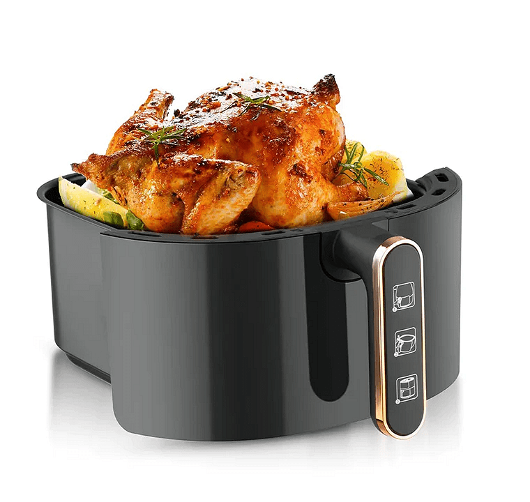 Airfryer RAF DELUXE PRO , 6 Литра,1500 W, Без Мазнина Подарък Книжка с Рецепти от Eltromax com - снимка 6