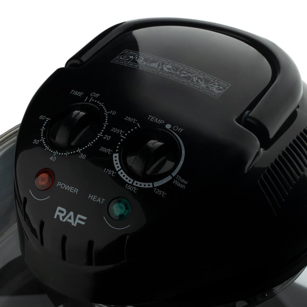 Airfryer RAF Diamond AeroMAX , 12 Литра,3500 W, Без Мазнина Подарък Книжка с Рецепти от Eltromax com - снимка 5