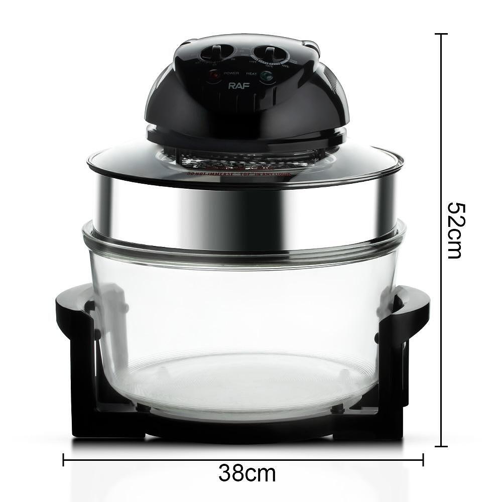 Airfryer RAF Diamond AeroMAX , 12 Литра,3500 W, Без Мазнина Подарък Книжка с Рецепти от Eltromax com - снимка 6