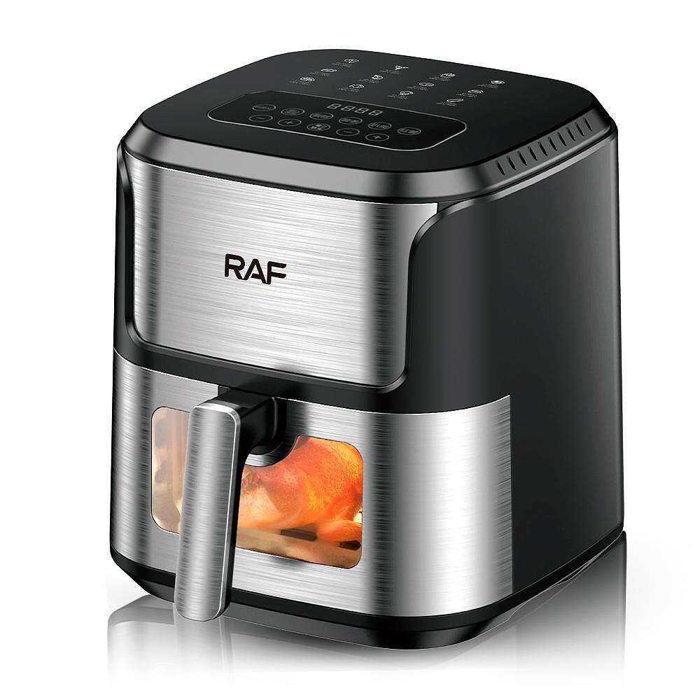 Airfryer RAF Diamond AeroMAX , 6 8 Литра,1600 W, Без Мазнина Подарък Книжка с Рецепти от Eltromax com
