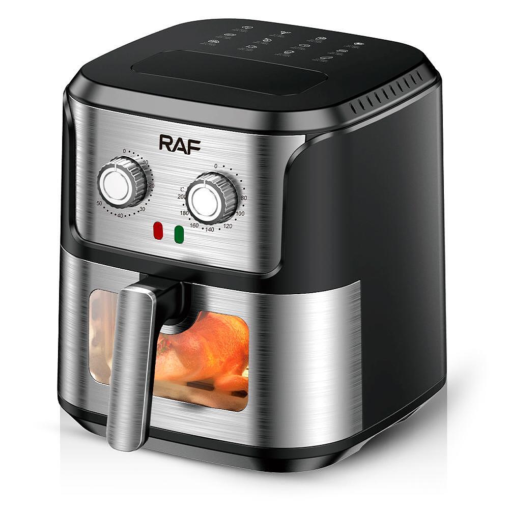 Airfryer RAF Diamond AeroMAX Mechanical , 6 8 Литра,1600 W Механичен, Без Мазнина Подарък Книжка с Рецепти от - снимка 2