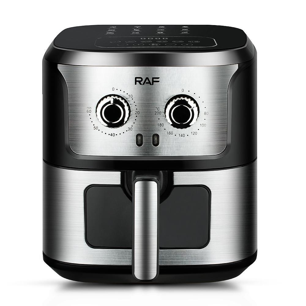 Airfryer RAF Diamond AeroMAX Mechanical , 6 8 Литра,1600 W Механичен, Без Мазнина Подарък Книжка с Рецепти от - снимка 7