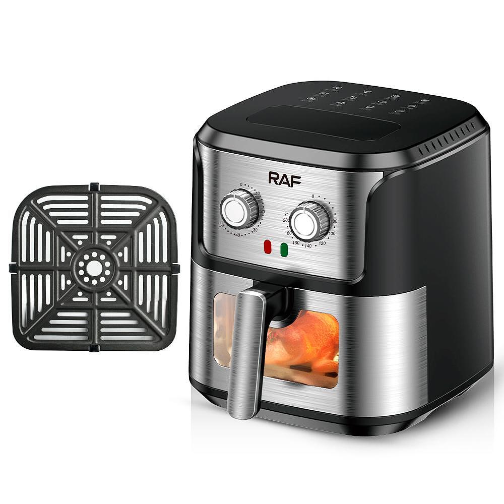 Airfryer RAF Diamond AeroMAX Mechanical , 6 8 Литра,1600 W Механичен, Без Мазнина Подарък Книжка с Рецепти от - снимка 6