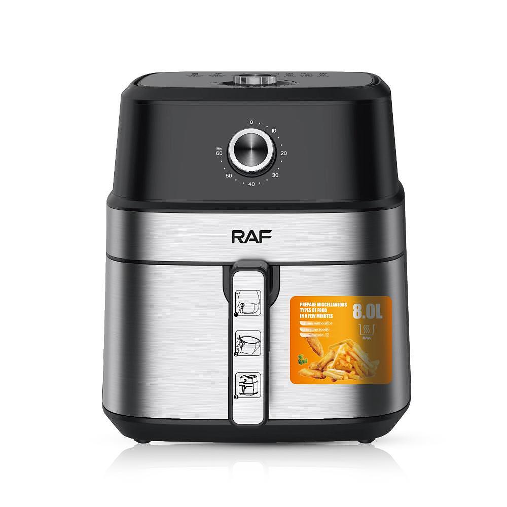 Airfryer RAF Diamond AeroMAX , 6 5 Литра,1800 W, Без Мазнина Подарък Книжка с Рецепти от Eltromax com - снимка 5