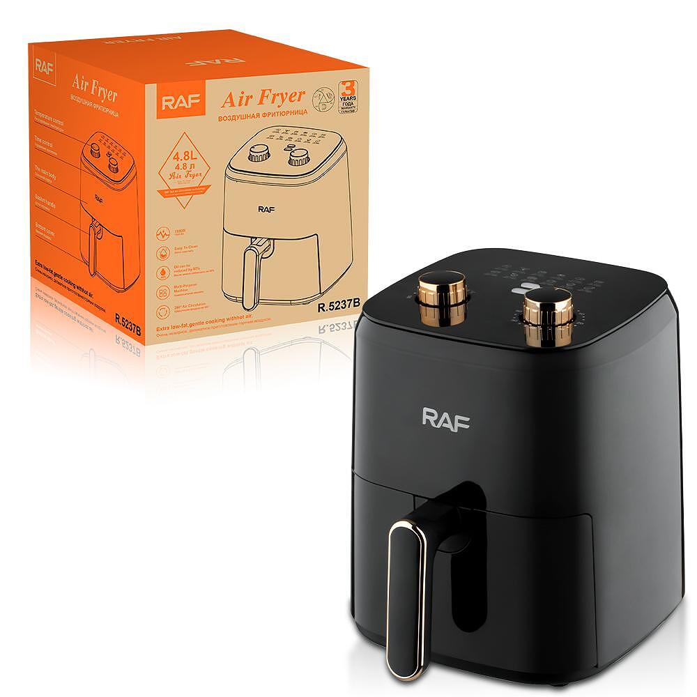 Airfryer RAF Diamond AeroMAX Mechanical , 4 8 Литра,1500 W Механичен, Без Мазнина Подарък Книжка с Рецепти от