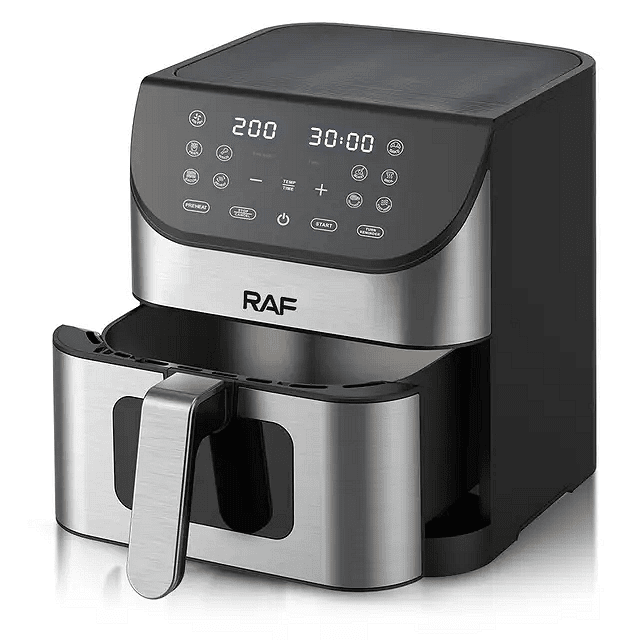 Airfryer RAF Diamond LuXmAX , 8 0 Литра,1500 W, Без Мазнина Подарък Книжка с Рецепти от Eltromax com - снимка 3