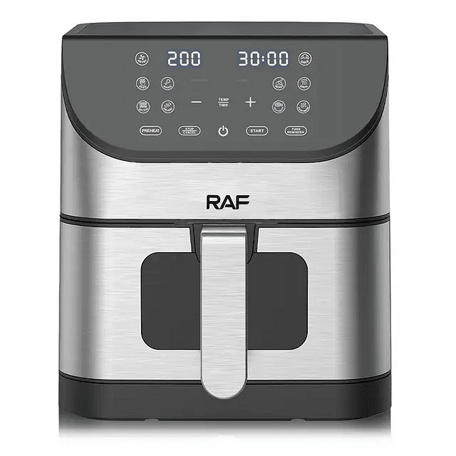 Airfryer RAF Diamond LuXmAX , 8 0 Литра,1500 W, Без Мазнина Подарък Книжка с Рецепти от Eltromax com - снимка 5