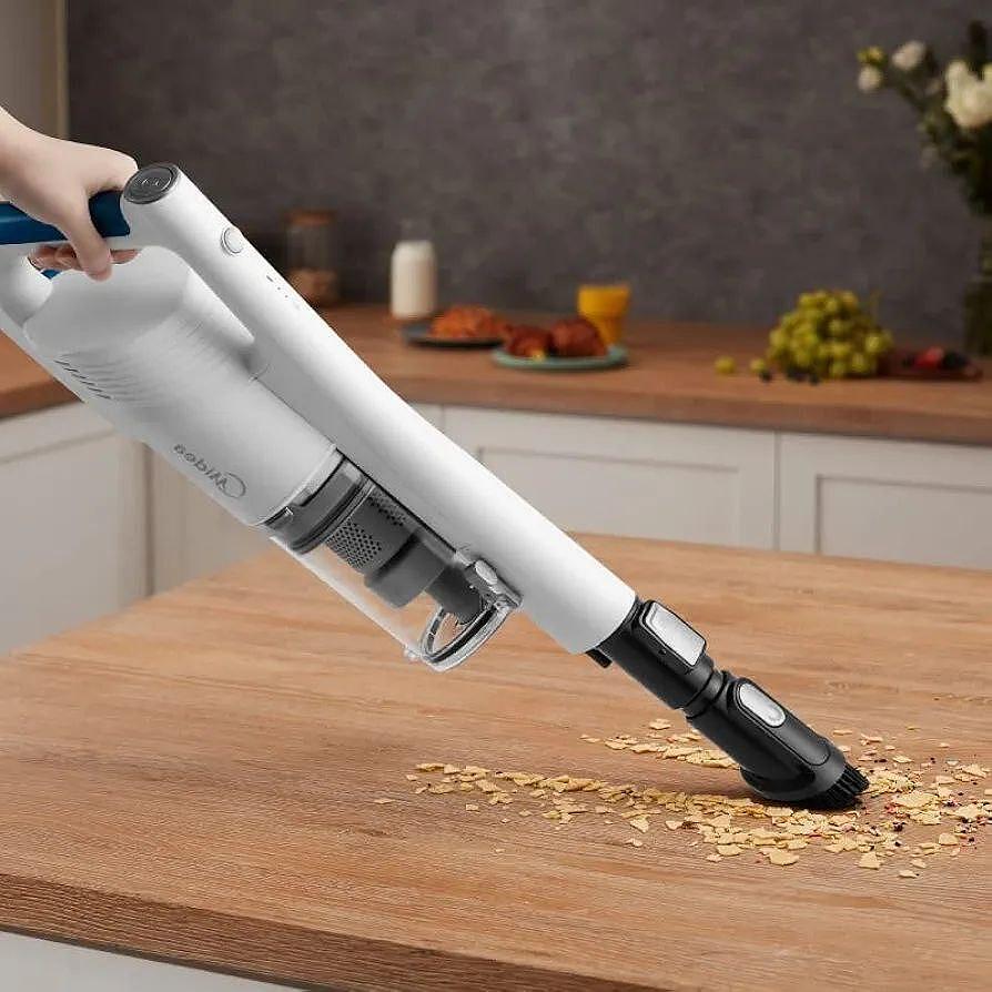 2 в 1 Акумулаторна Безкабелна Прахосмукачка Midea VacuumMax с Турбо Четка и LED Светлини - снимка 7