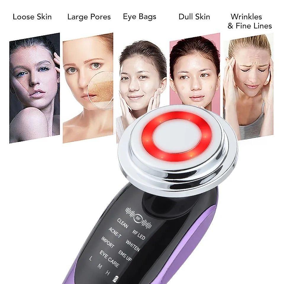 BeautyRevive Pottenza 7in1 LiveLux Уред За Дълбоко Почистване и Подмладяване на Кожата - снимка 5
