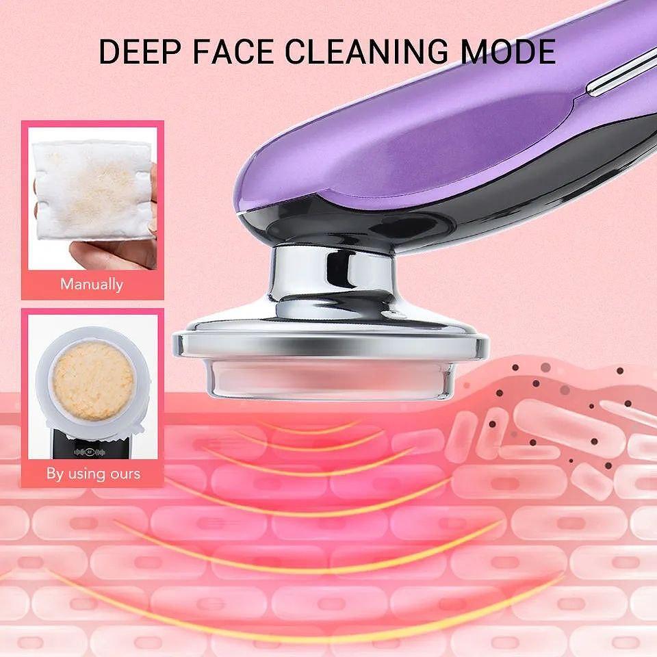 BeautyRevive Pottenza 7in1 LiveLux Уред За Дълбоко Почистване и Подмладяване на Кожата - снимка 2