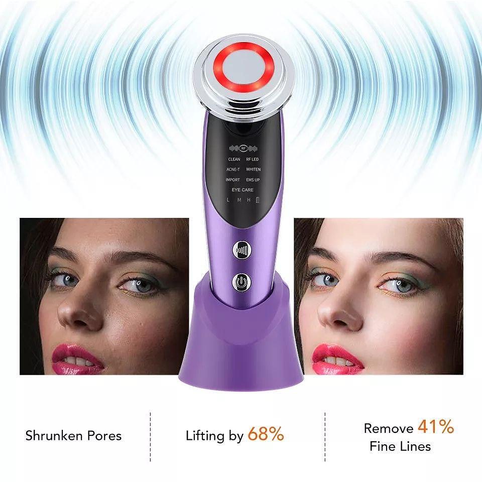 BeautyRevive Pottenza 7in1 LiveLux Уред За Дълбоко Почистване и Подмладяване на Кожата - снимка 6