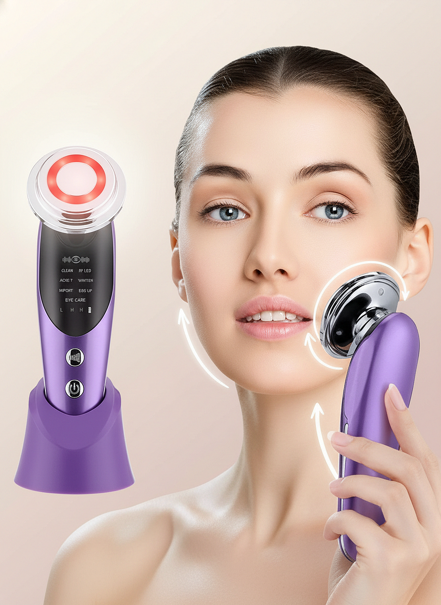 BeautyRevive Pottenza 7in1 LiveLux Уред За Дълбоко Почистване и Подмладяване на Кожата