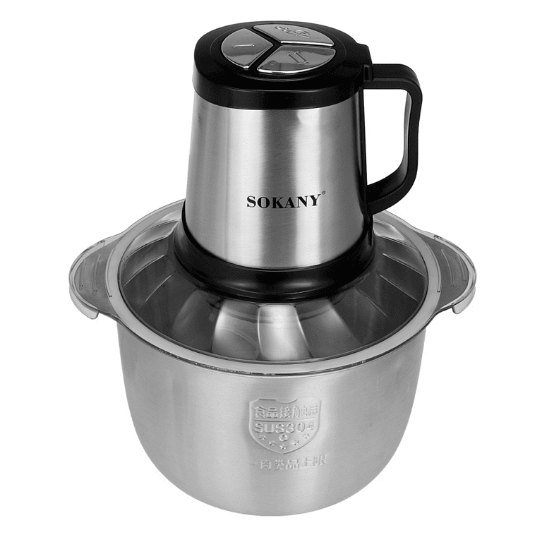 Блендер,Чопър,Месомелачка 3в1 Sokany ChopMaX 5 литра ,800W - снимка 4