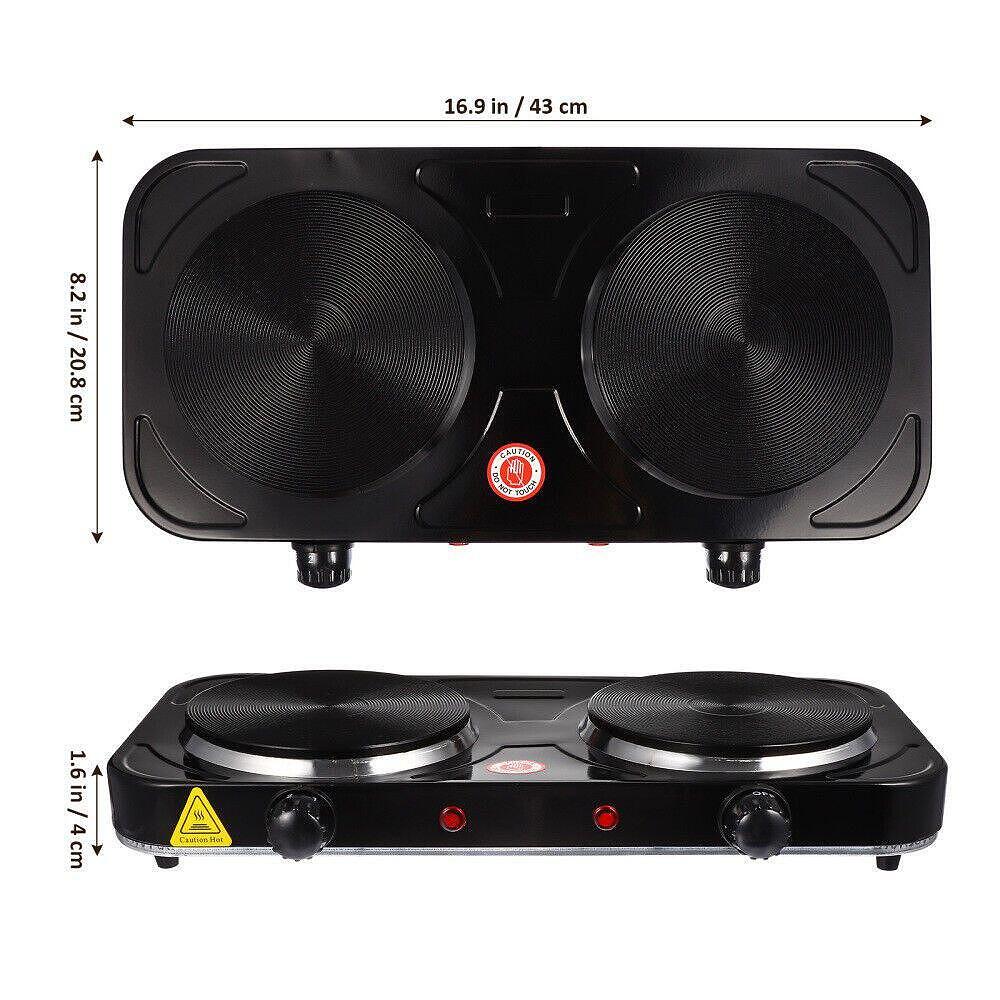 Двоен Електрически Котлон RAF MaxStove Double 2000W - снимка 3