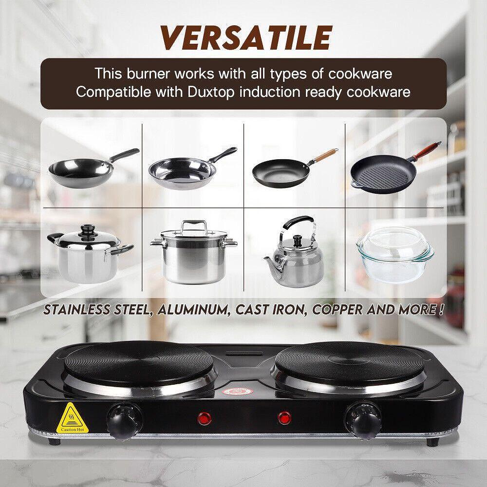 Двоен Електрически Котлон RAF MaxStove Double 2000W - снимка 4