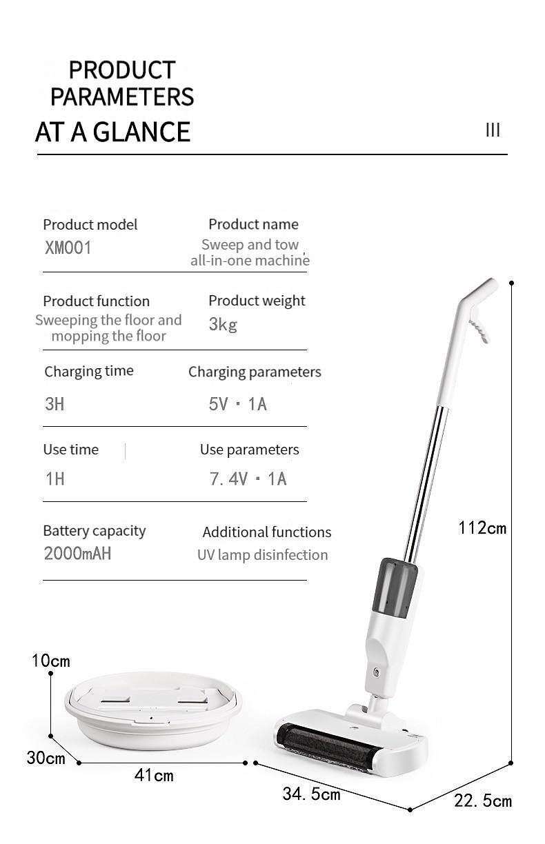 OMANA Ultimate Water Power - Безкабелна Прахосмукачка и Моп 2в1 - снимка 9