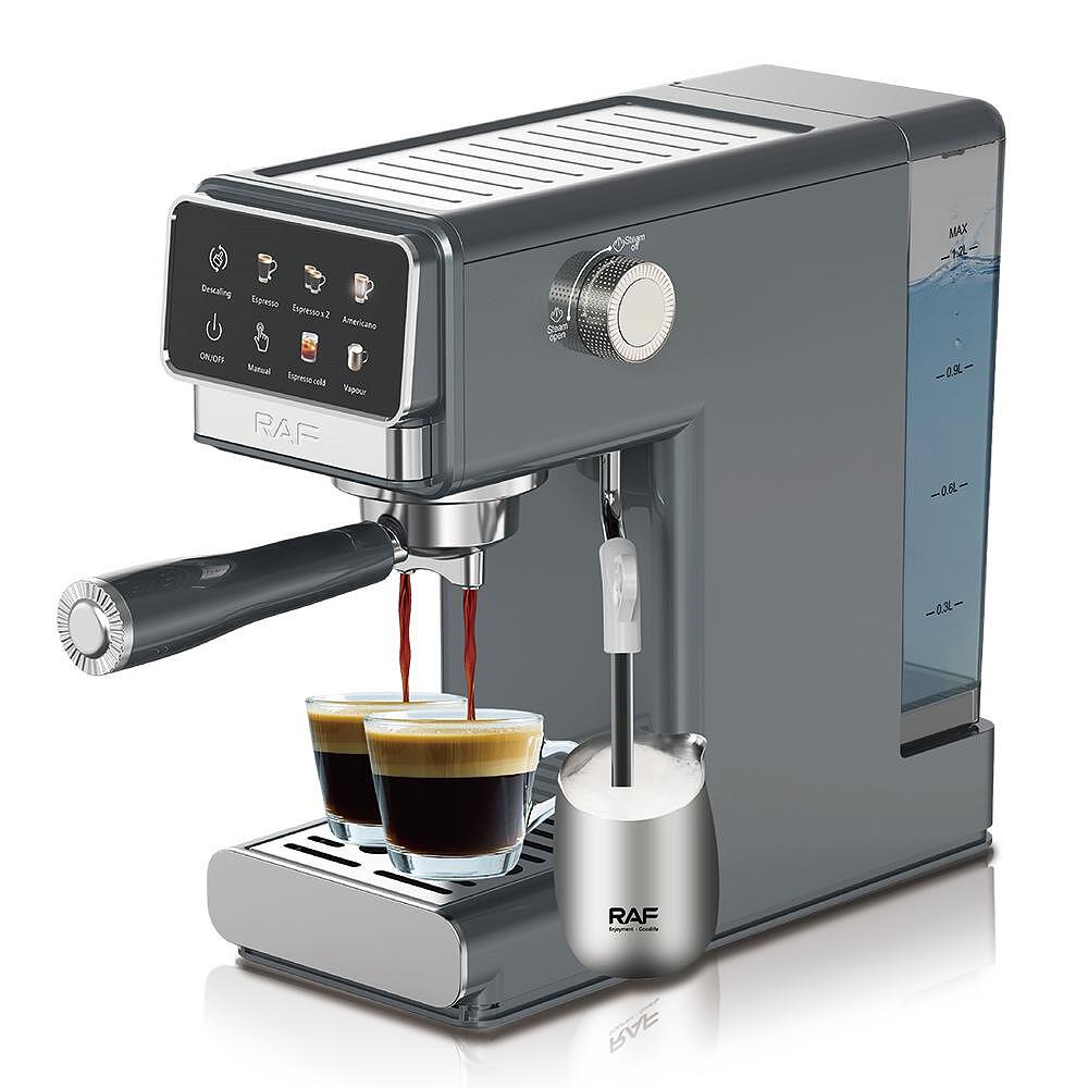 RAF CaffèLuxe Италианска Кафемашина с Пара, Крема и LED Дисплей - снимка 2