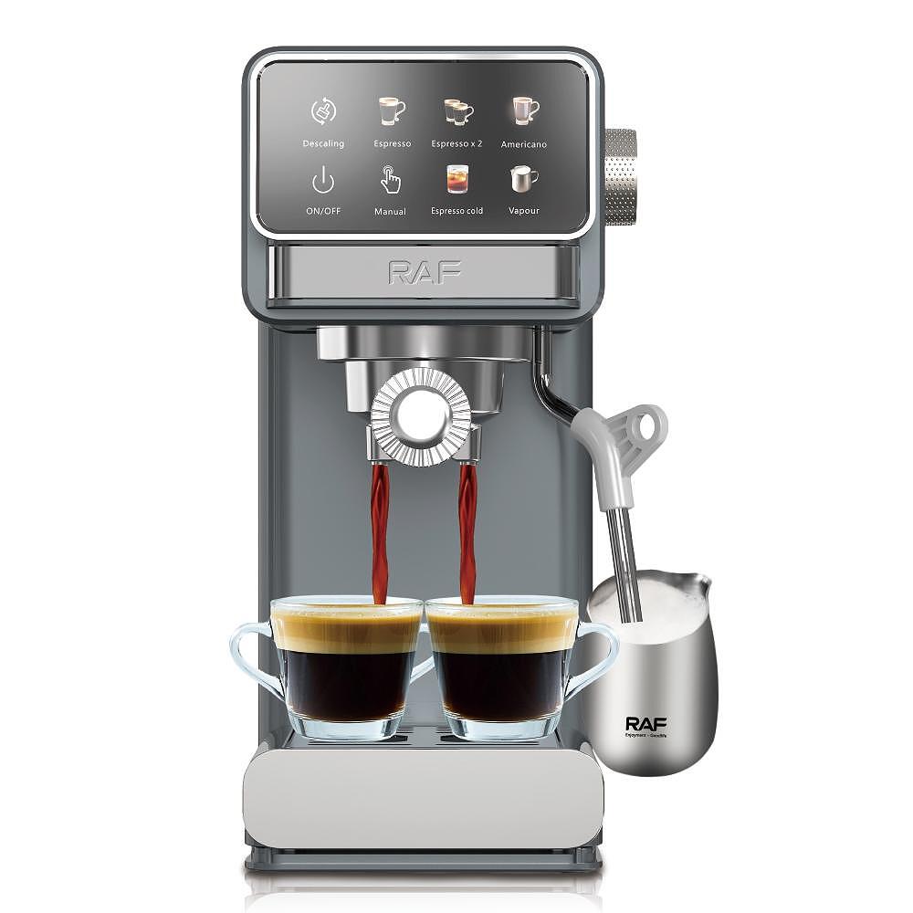 RAF CaffèLuxe Италианска Кафемашина с Пара, Крема и LED Дисплей - снимка 3