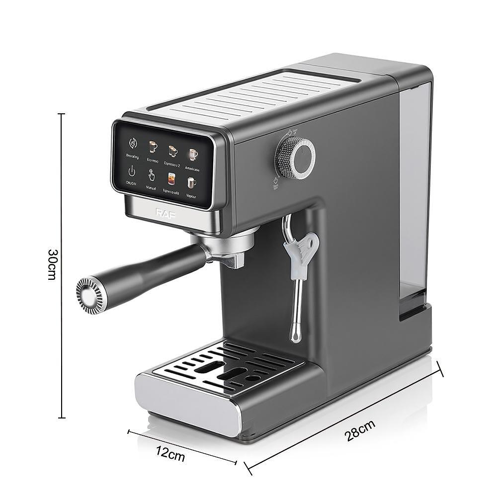 RAF CaffèLuxe Италианска Кафемашина с Пара, Крема и LED Дисплей - снимка 9