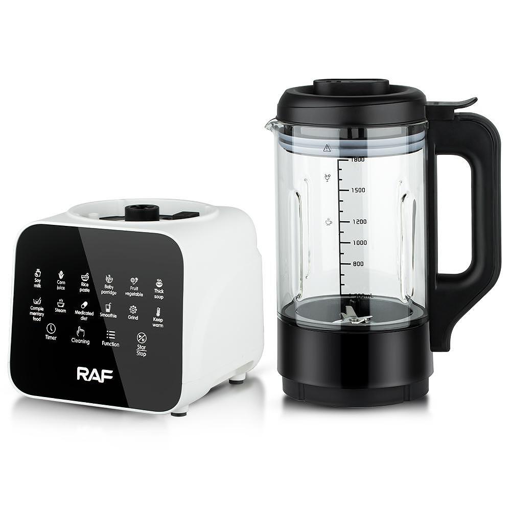 RAF ChefBlender Vortex 6 в 1 блендер 1200W с подгряване и 18000 об мин Една машина, безкрайни възможности 9 интели - снимка 4