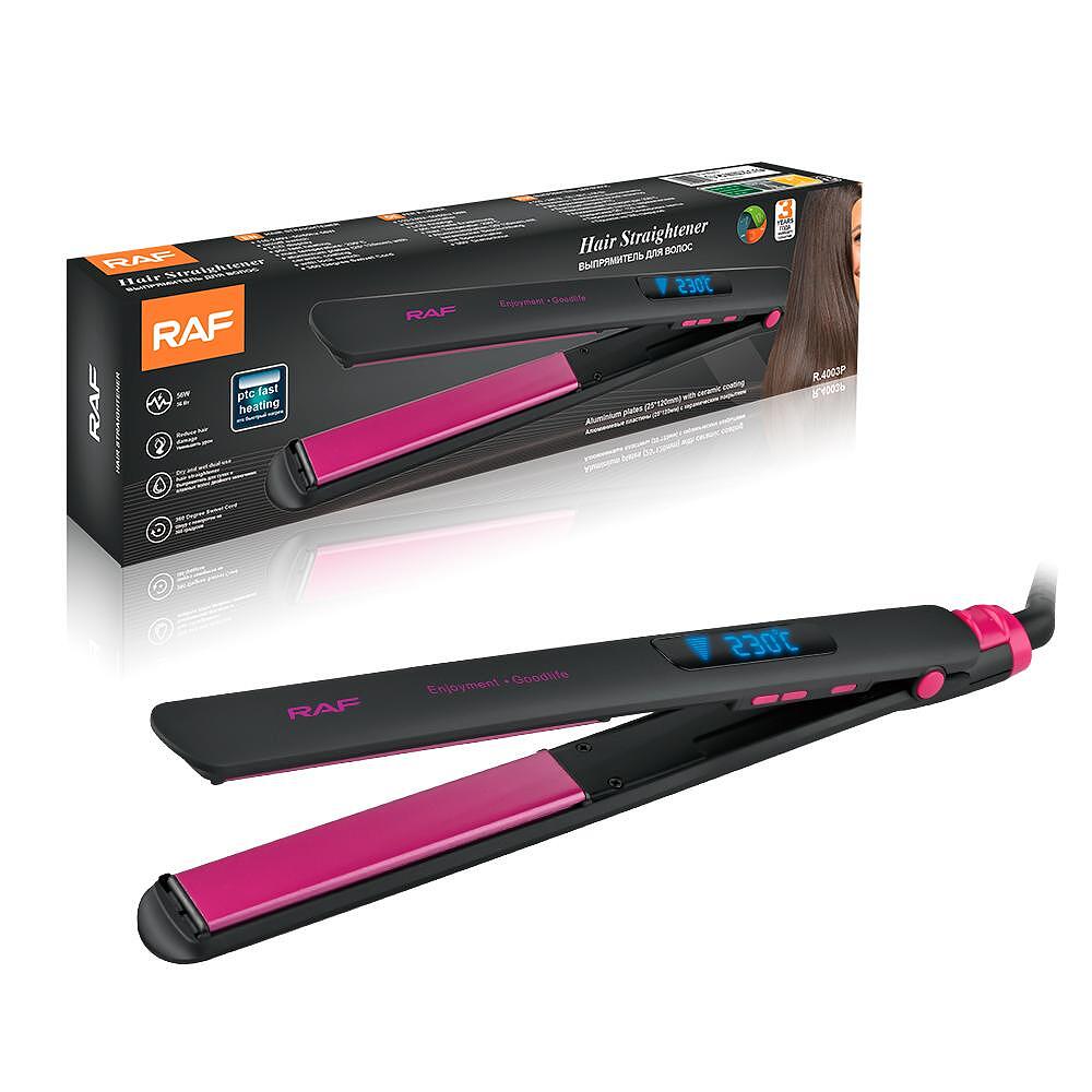 RAF SexyGlow, Керамична Преса За Коса,До 230 Градуса, LED Дисплей