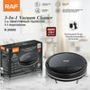 RAF SmartClean 3в1 Прахосмукачка Робот-с Моп и Засмукване 2000 mAh, 1200 мл Капацитет, 11000 об мин