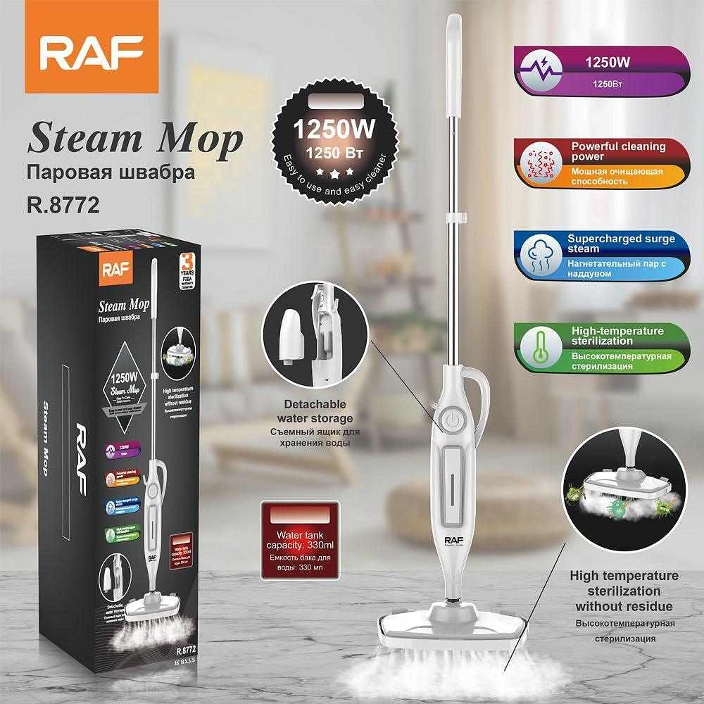 RAF SteamUltima Мощна Парочистачка с 10 Приставки, 1250W 10 в 1 Решение За Безупречна Чистота Без Усилия