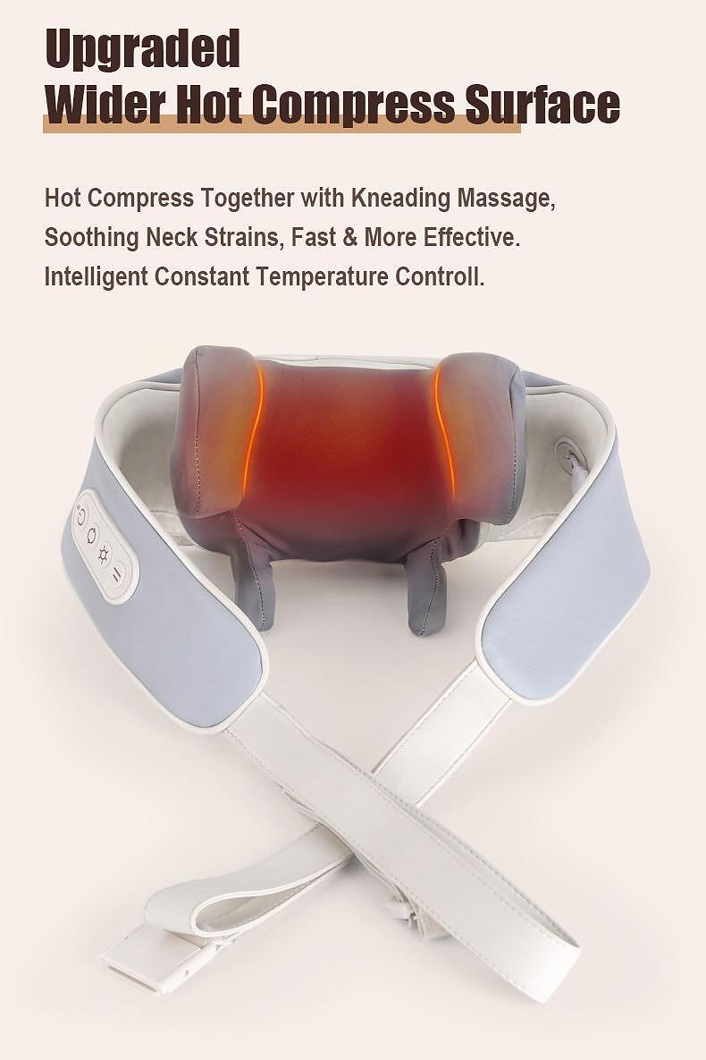 Vaya Massage - Безжичен Луксозен Шиатцу Масажор - снимка 3